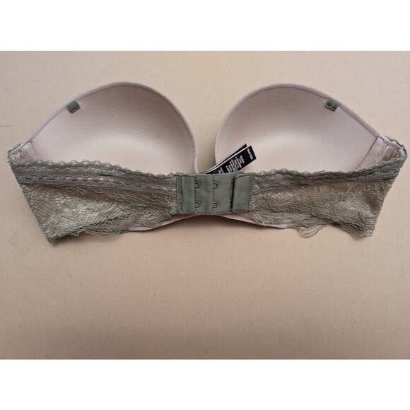 Victoria's Secret Very Sexy Multi-Way Bra Gray Padded Underwire Removable Straps - Picture 3 of 6